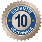 Garantie decennale 10ans - Gouttiere alu sans raccord